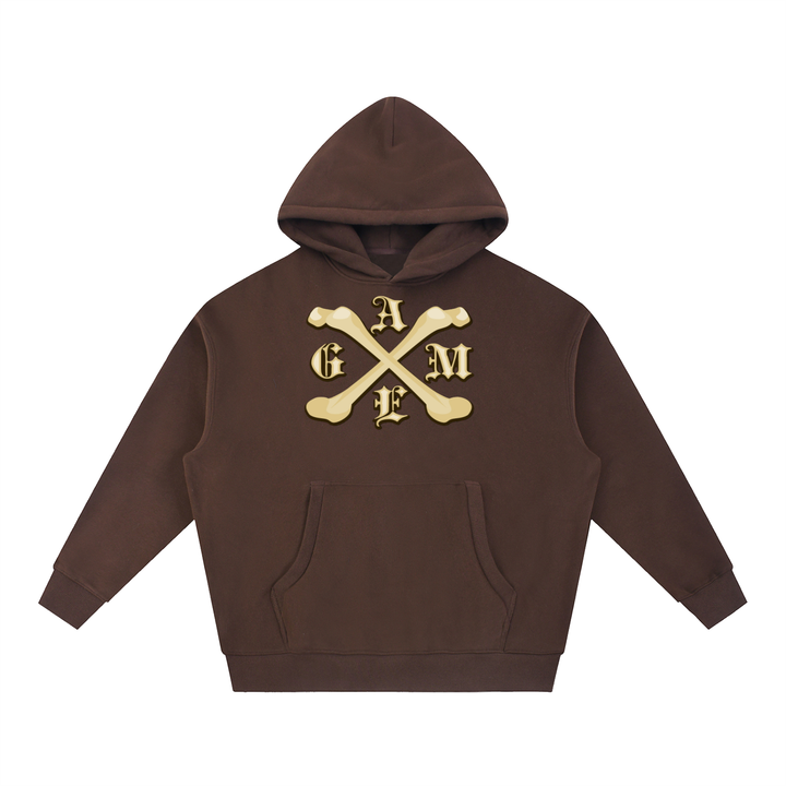MEN GRAPHIC Oversized Boxy Fit Fleece Hoodie
