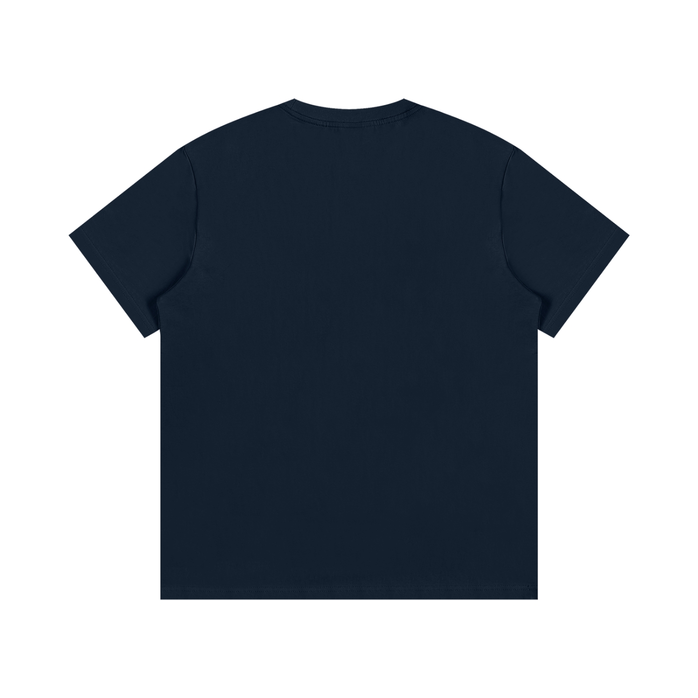 Keep Hiking Wild Child Backpacking Bear Tee in Royal Blue, back view.