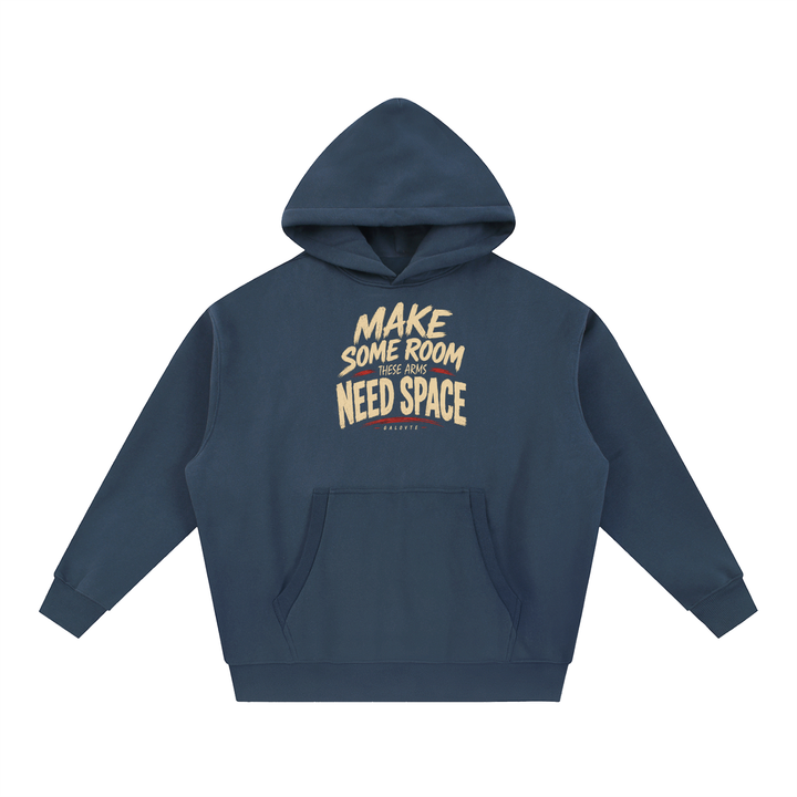 men graphics Essential Oversized Boxy Fit Fleece Hoodie