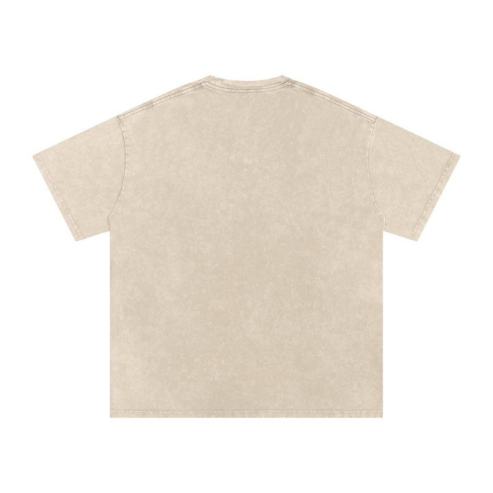 mom lover  Distressed Paw Snow-Washed Tee