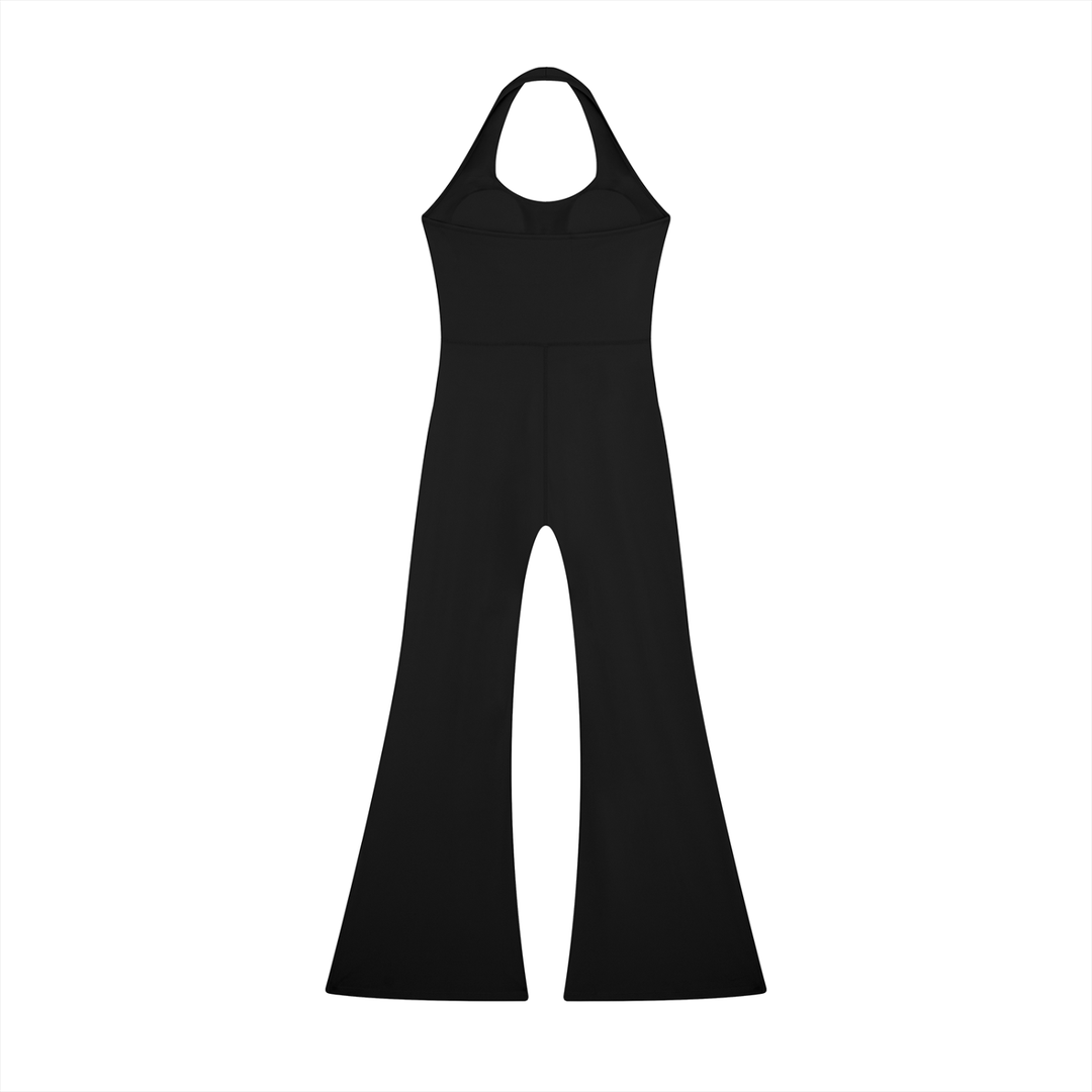 Women’s one piece Halter Flared Jumpsuit