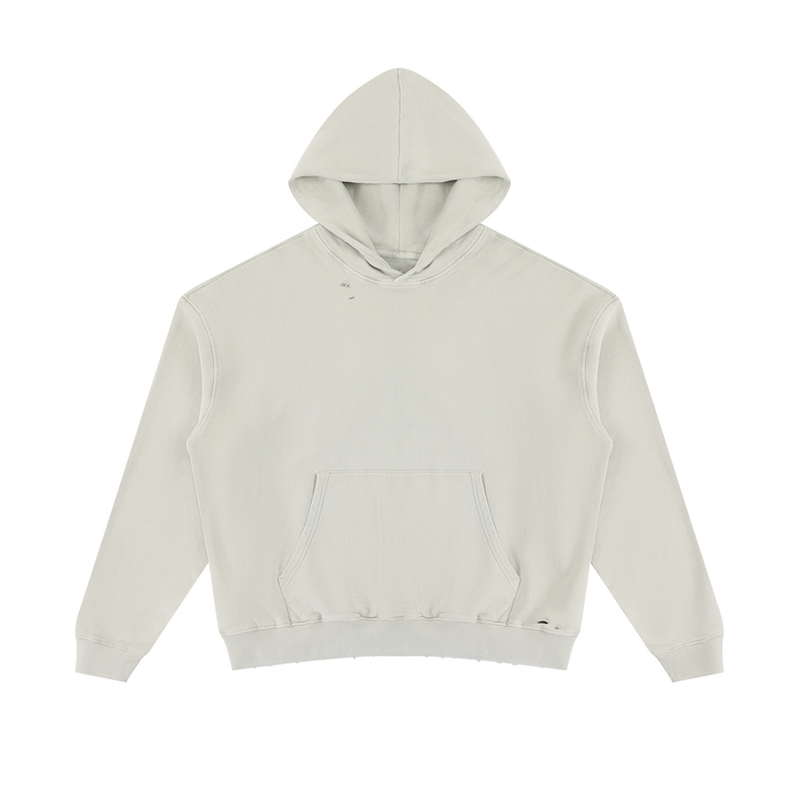 WOMEN HODDIES  Mineral Wash Distressed Hoodie