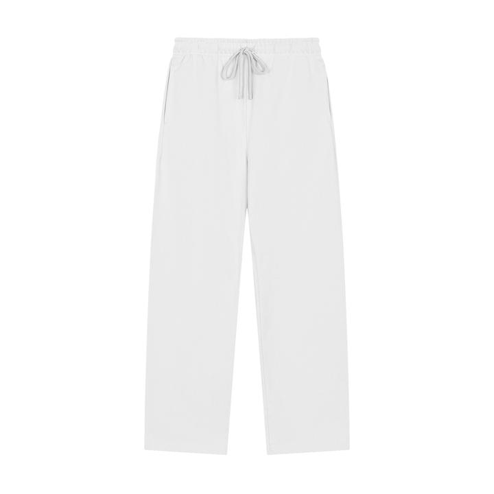 WOMEN PENT Solid Color Straight-Leg Sweatpants