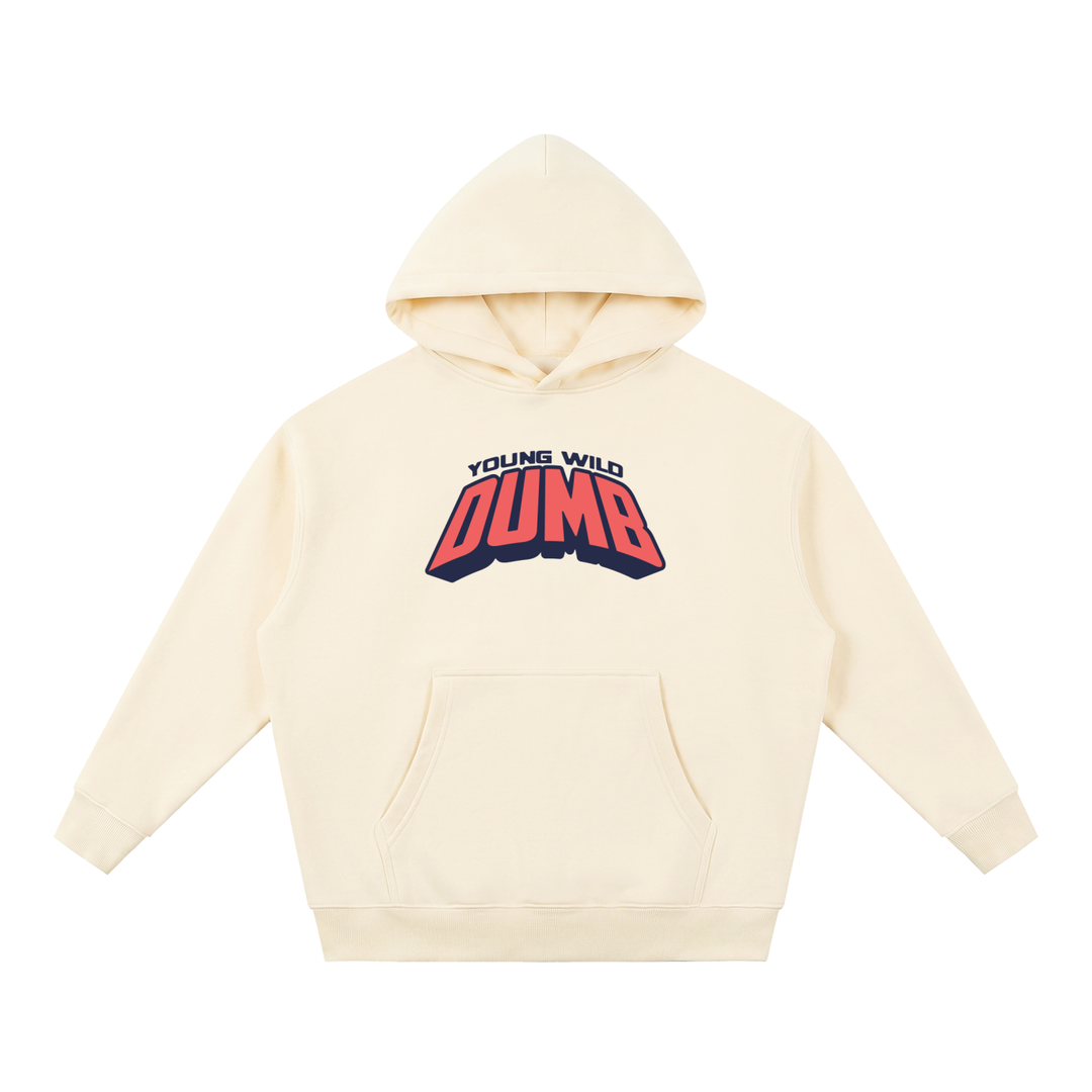men graphic Essential Oversized Boxy Fit Fleece Hoodie
