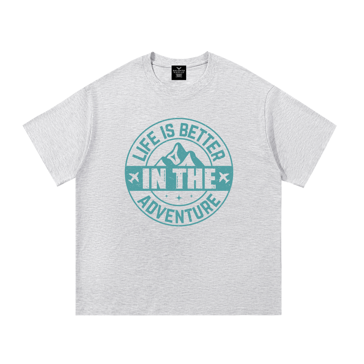 hiking lover Life Is Better In The Adventure Mountain Badge Tee