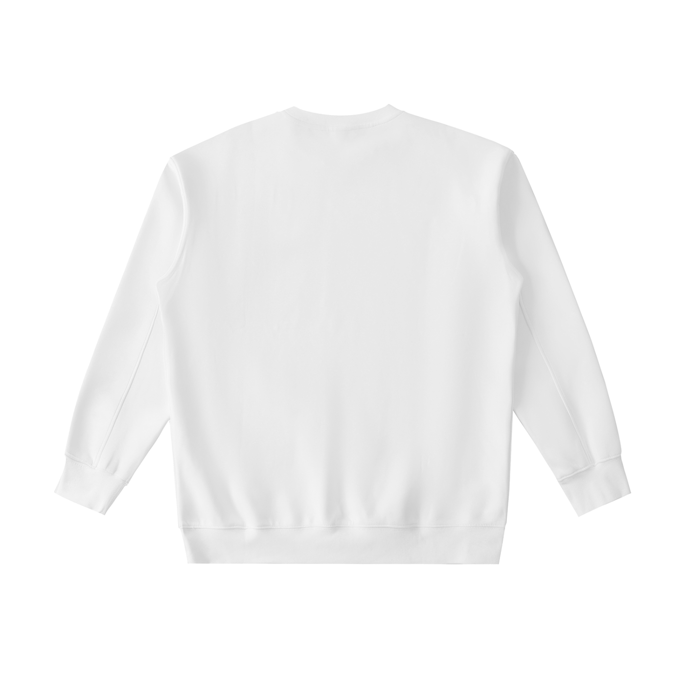 Baseball Is My Favourite Season Bow Sweatshirt in White, back view.