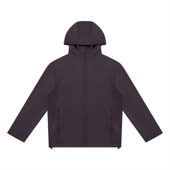 men hoddies Paneled Full Zip Hoodie