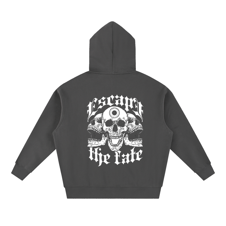 men graphic Essential Oversized Boxy Fit Fleece Hoodie
