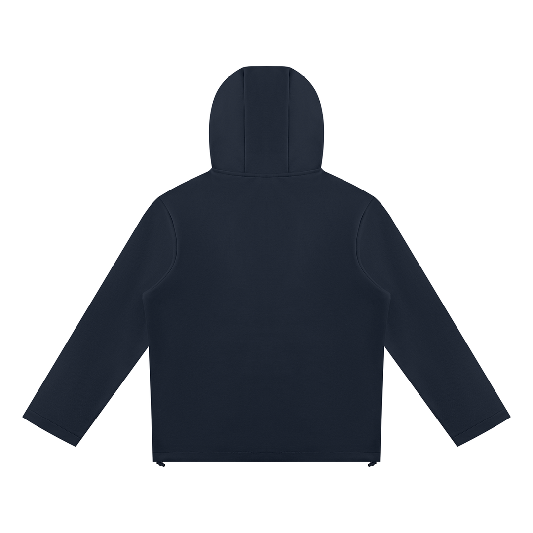 women hoddies Paneled Full Zip Hoodie