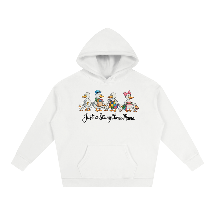 mom lover Just A String Cheese Mama Goose Family Hoodie