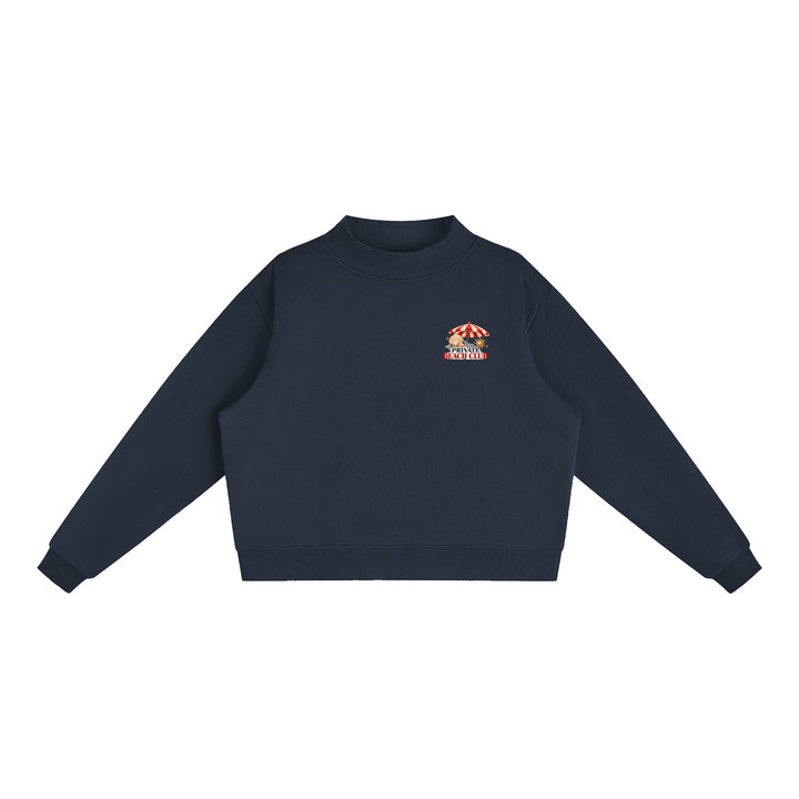 girl gift Essential Fleece Mock-Neck Crew Sweatshirt