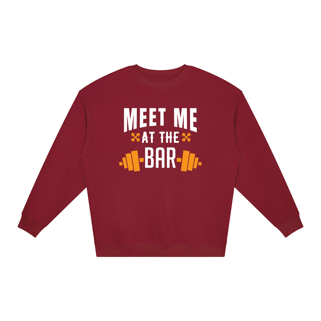 MEN GYM WEAR Loose Crewneck Sweatshirt
