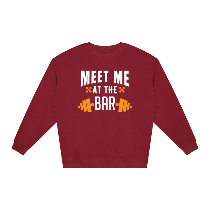 MEN GYM WEAR Loose Crewneck Sweatshirt