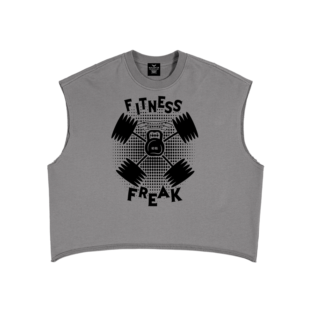 MEN GYM WEAR French Terry Boxy Tank Top