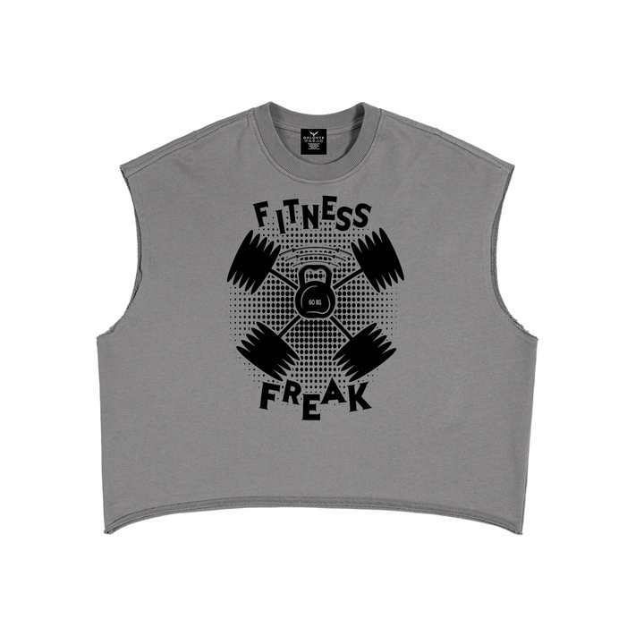 MEN GYM WEAR French Terry Boxy Tank Top