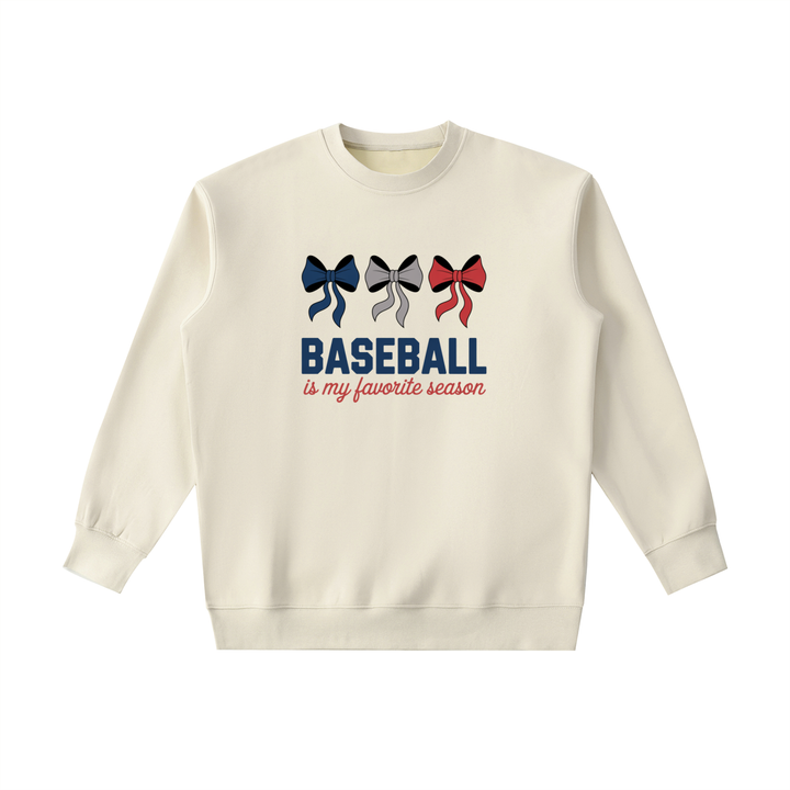 mom lover Baseball Is My Favourite Season Bow Sweatshirt