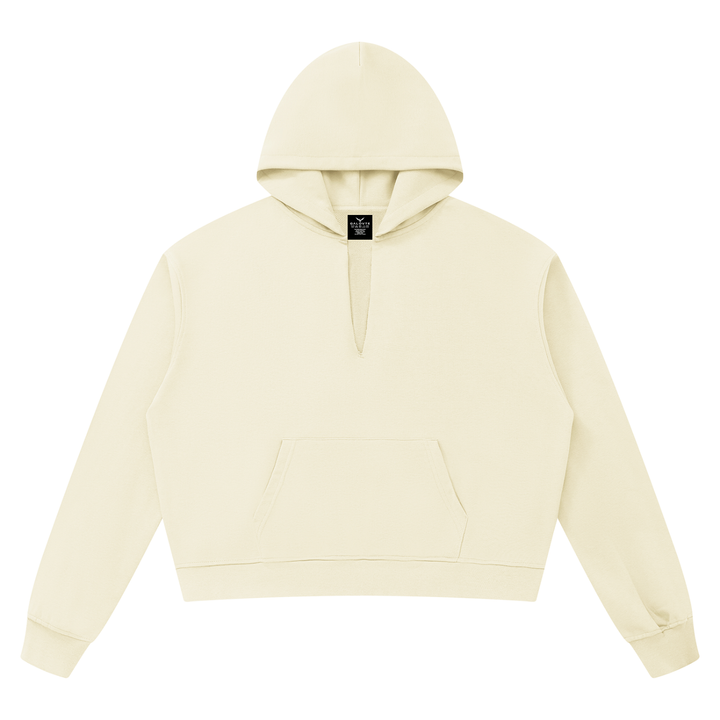 men hoddies Unisex Boxy Raw Edge Hoodie