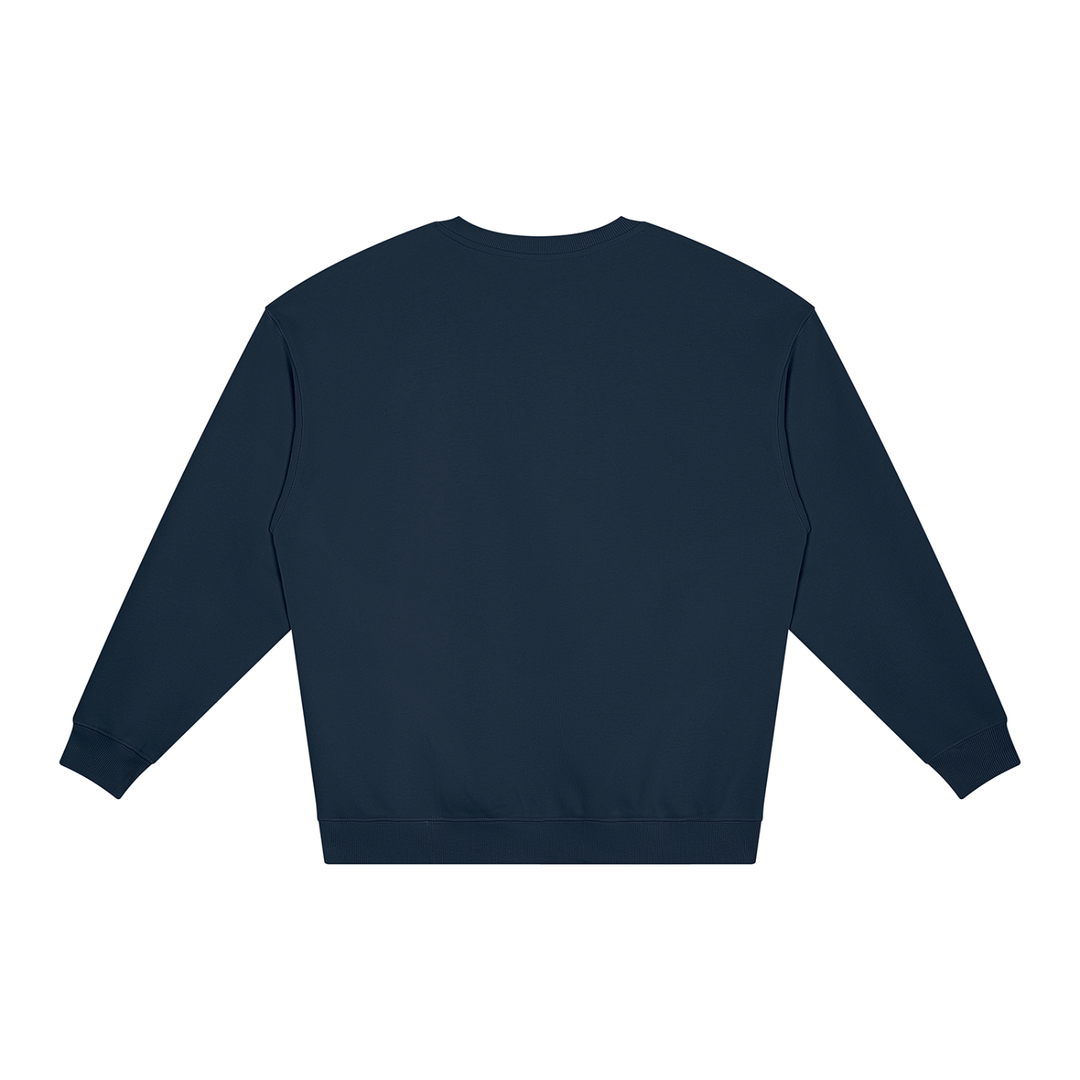 men graphic Loose Crewneck Sweatshirt