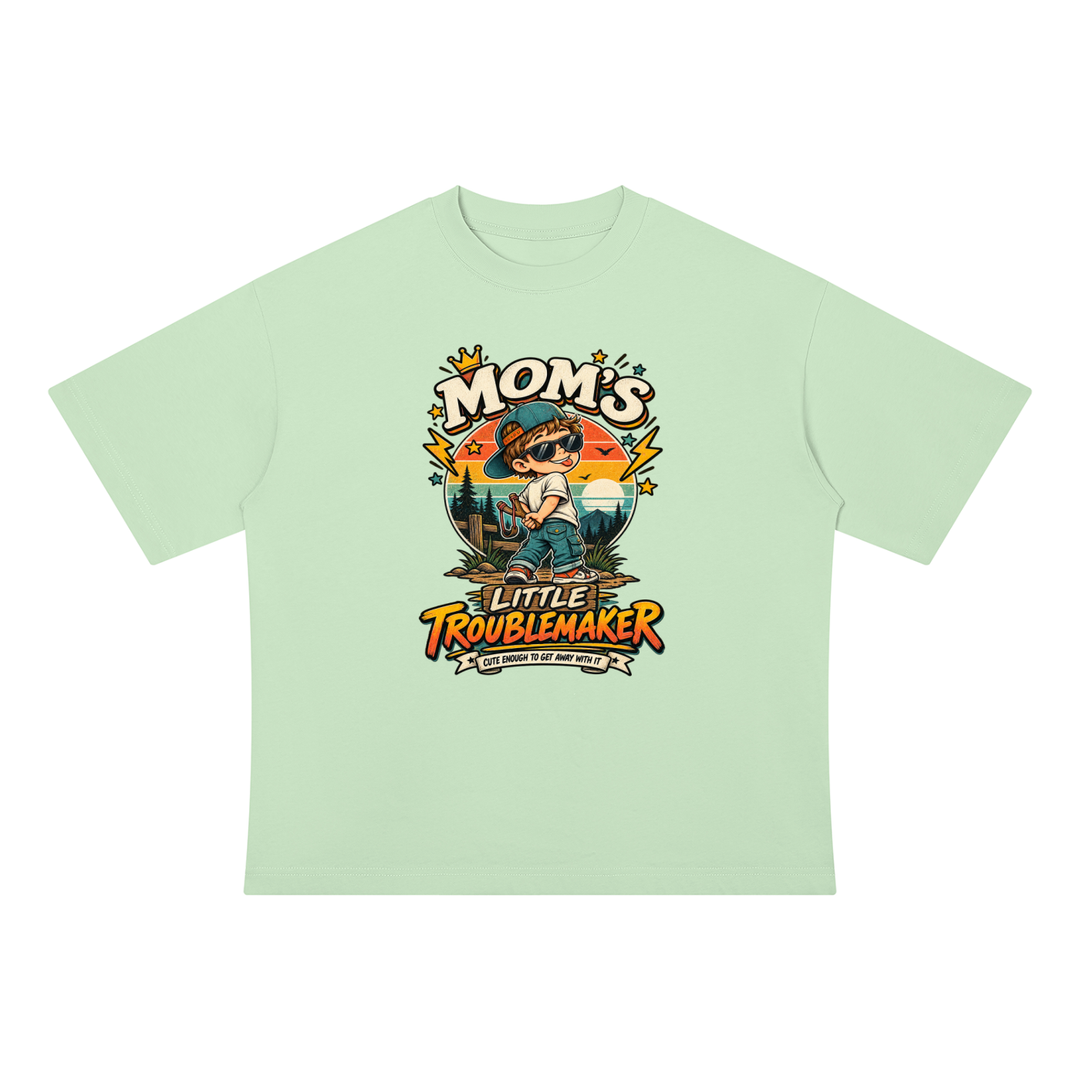 mom lover   Drop Shoulder Cotton T-Shirt