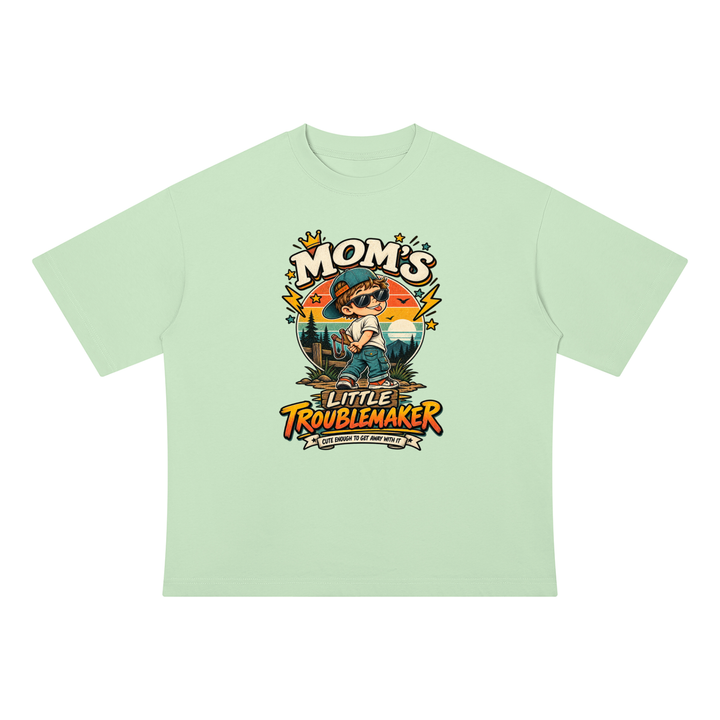 mom lover   Drop Shoulder Cotton T-Shirt