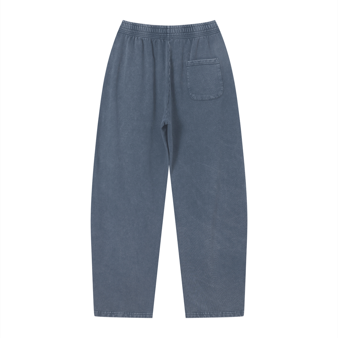 men brand Vintage Wash Loose Sweatpants