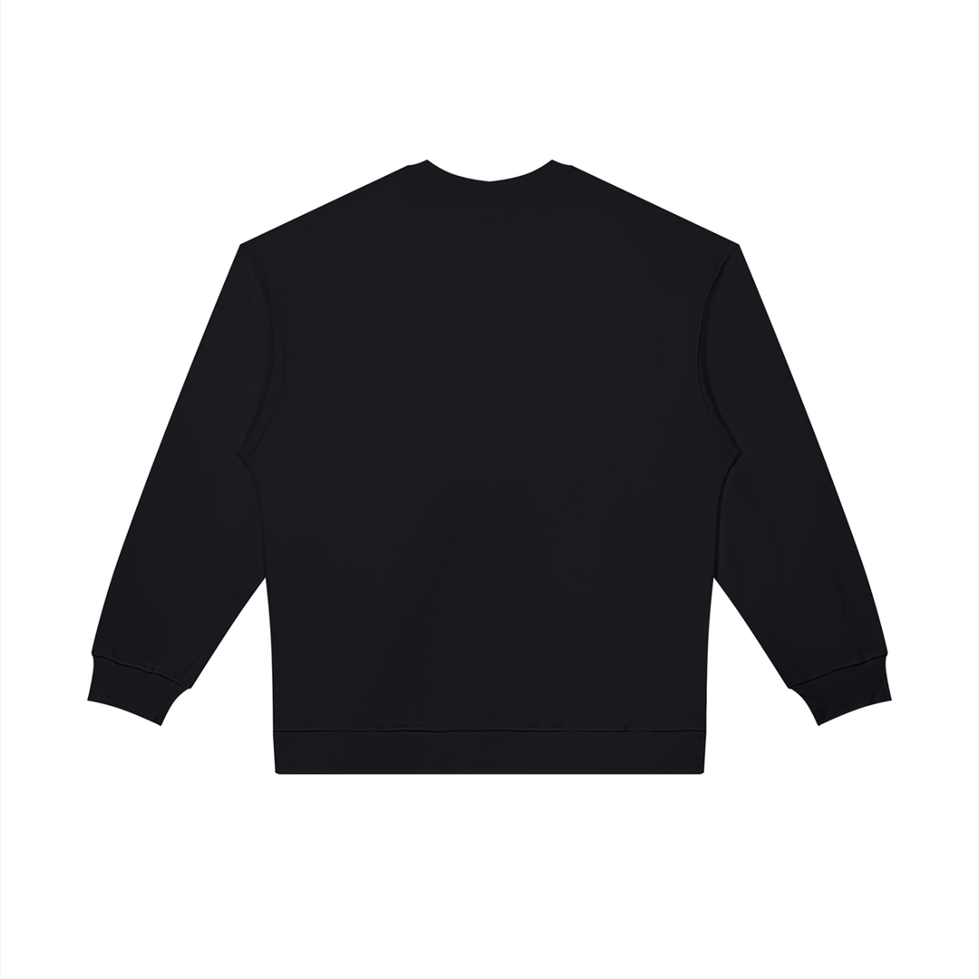 men graphic Oversized Crewneck Sweatshirt
