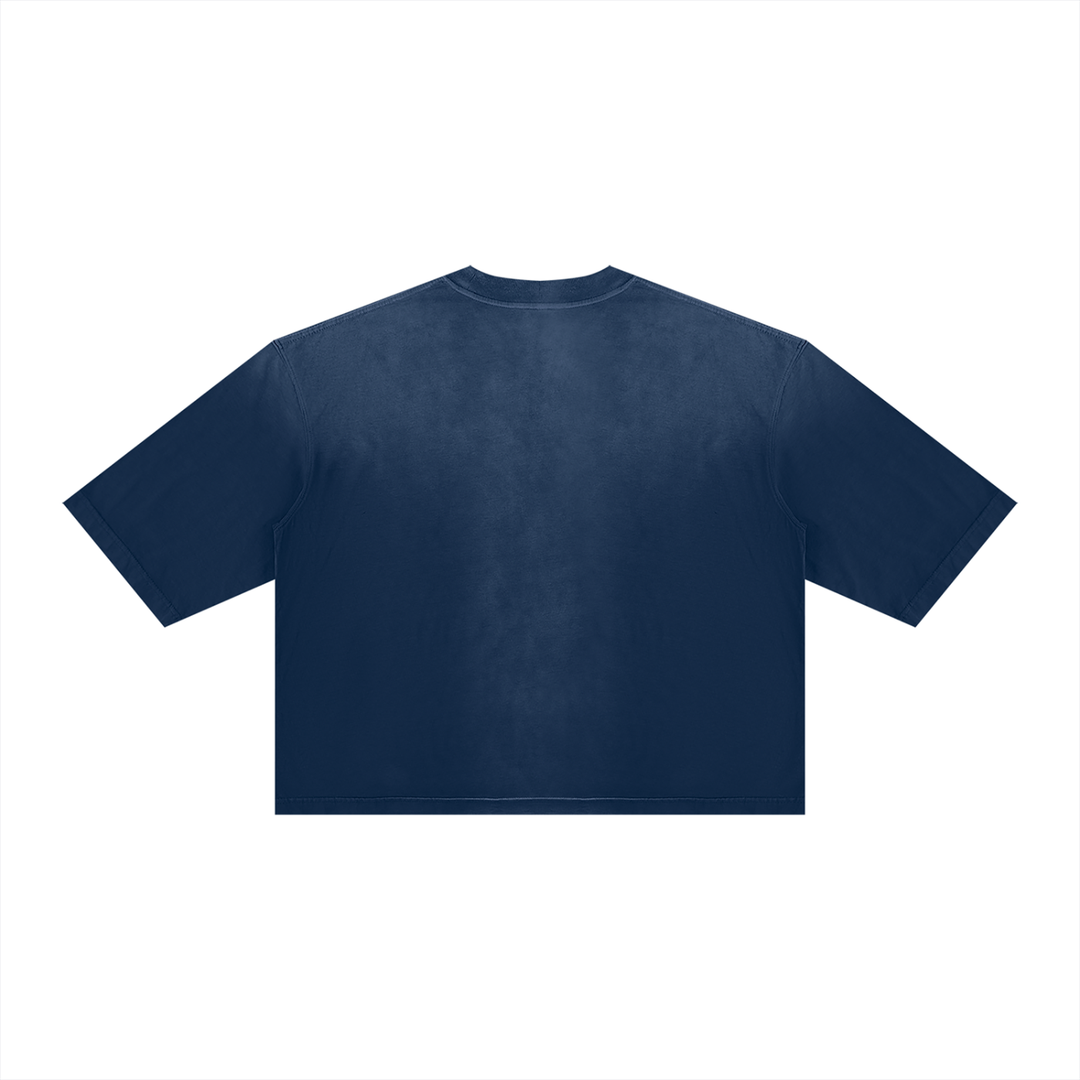 men graphic Vintage Wash Sunfade Boxy T-Shirt