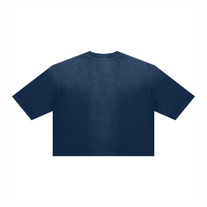 men graphic Vintage Wash Sunfade Boxy T-Shirt