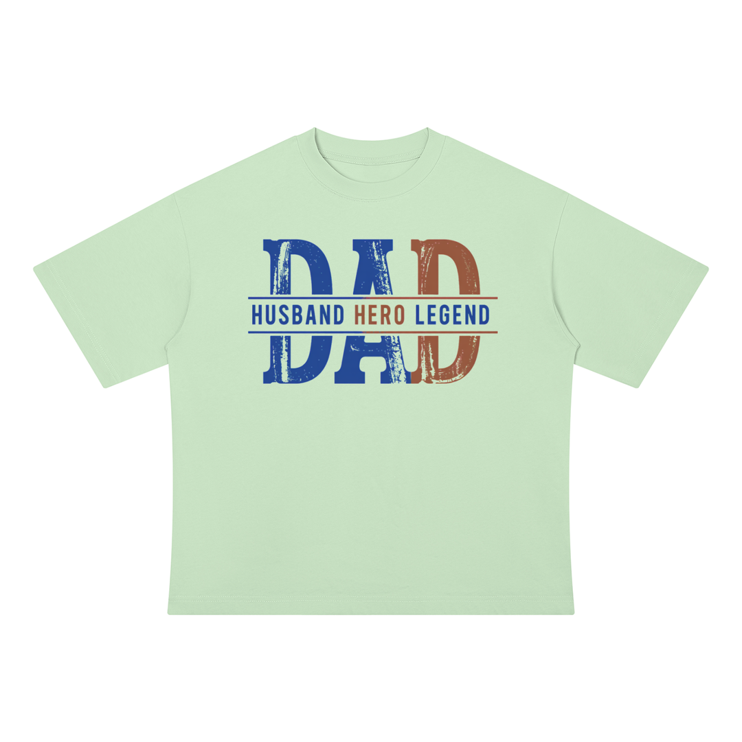 DAD LOVER Unisex Drop Shoulder Cotton T-Shirt