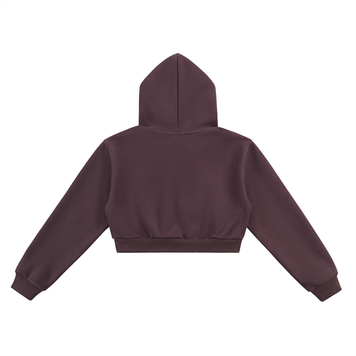 WOMEN HODDIES Essential Cropped Hoodie