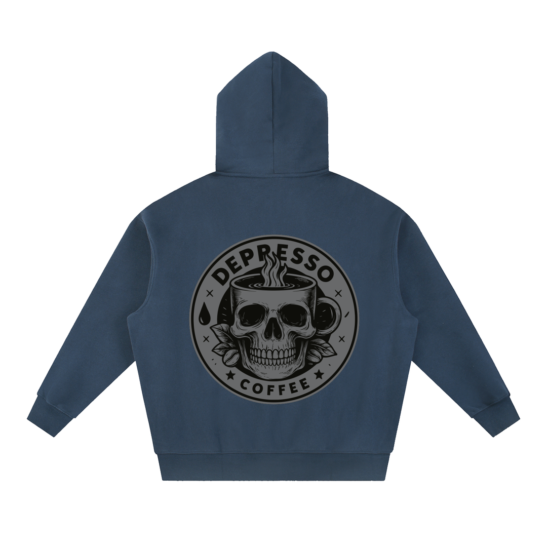 men graphic Oversized Boxy Fit Fleece Hoodie