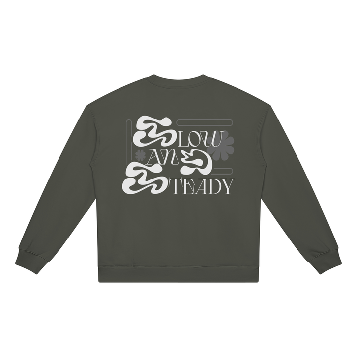 men graphic Heavyweight Crewneck Sweatshirt