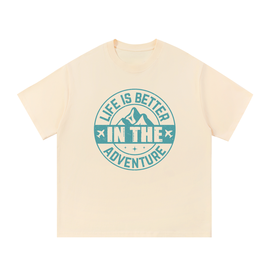 hiking lover Life Is Better In The Adventure Mountain Badge Tee
