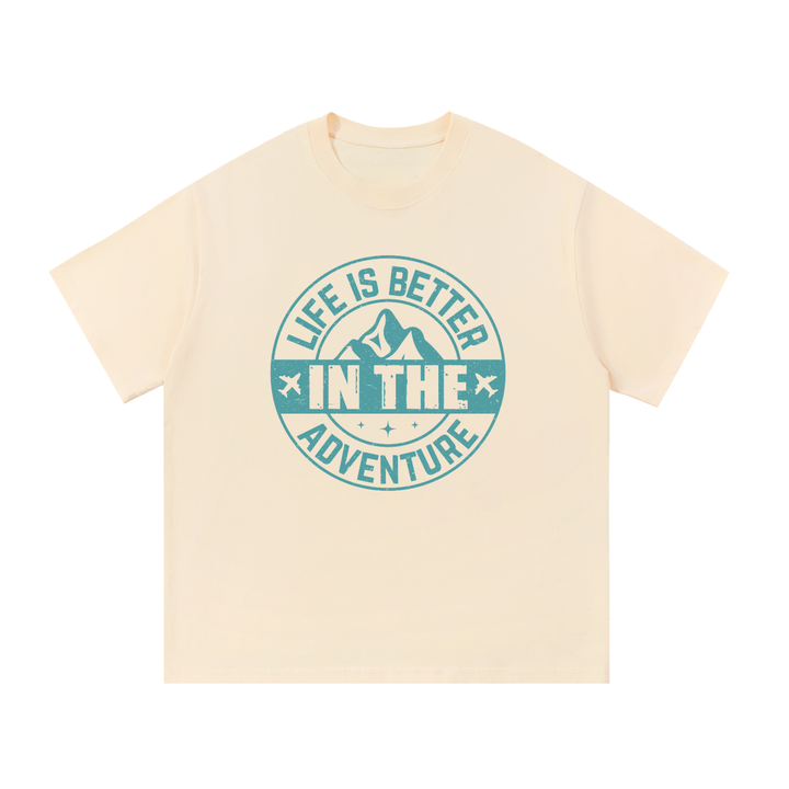 hiking lover Life Is Better In The Adventure Mountain Badge Tee