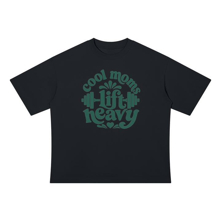 MOM LOVER Drop Shoulder Cotton T-Shirt