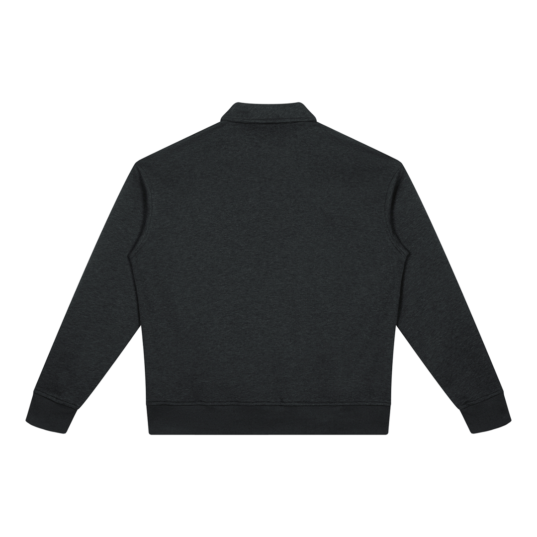 women hoddies  Boxy Quarter-Zip Sweatshirt