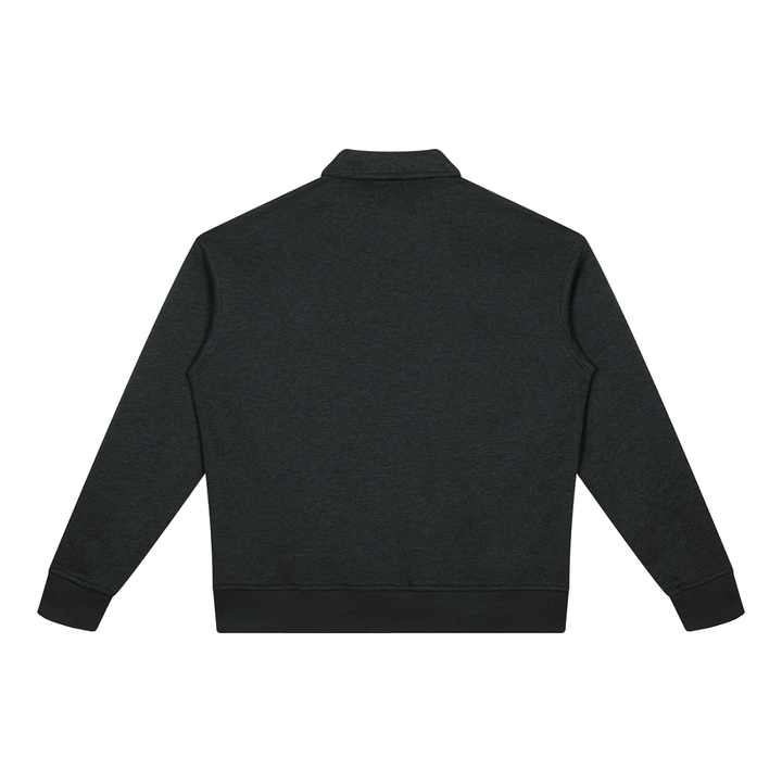 women hoddies  Boxy Quarter-Zip Sweatshirt