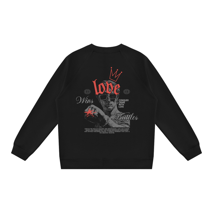 men graphic  Regular Fit Crewneck Sweatshirt