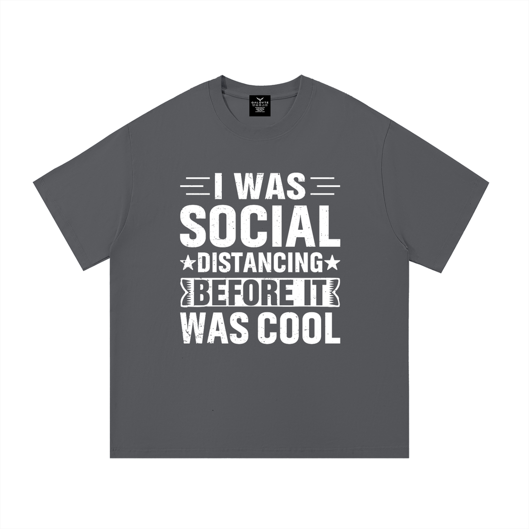 mom lover Social Distancing Before It Was Cool Funny Tee