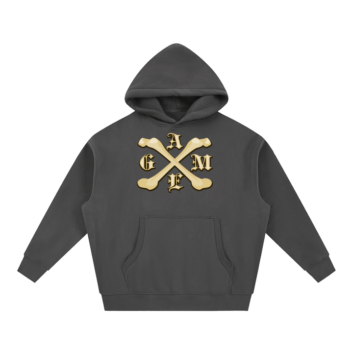 MEN GRAPHIC Oversized Boxy Fit Fleece Hoodie