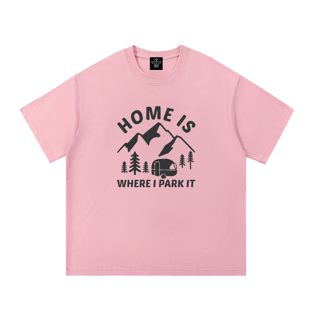 hiking lover Home Is Where I Park It Tonal Caravan Tee