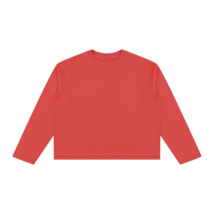women t shirt Vintage Wash Long Sleeve Boxy T-Shirt