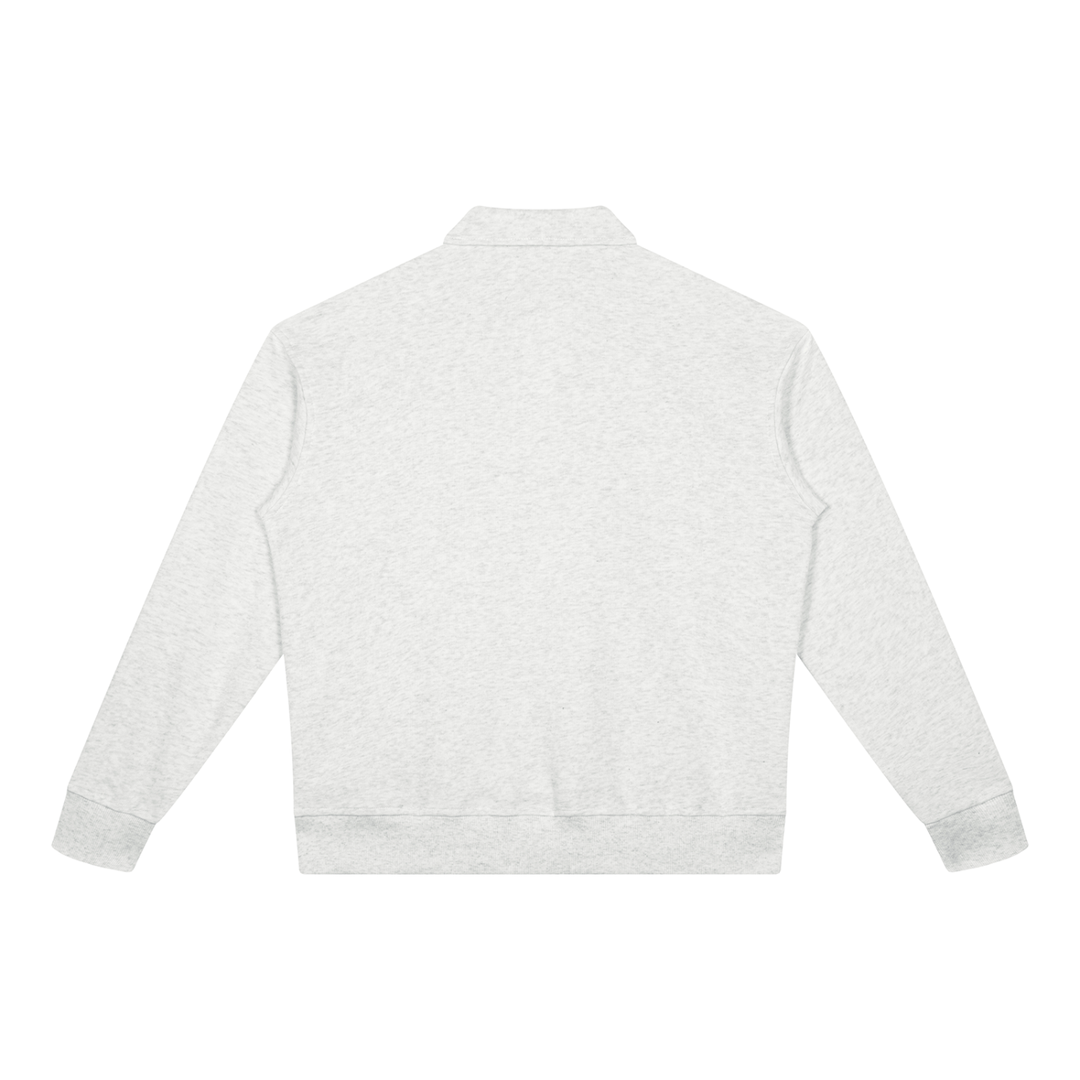 women hoddies  Boxy Quarter-Zip Sweatshirt