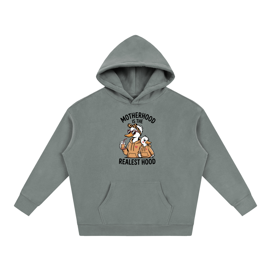 Motherhood Is The Realest Hood Goose Hoodie