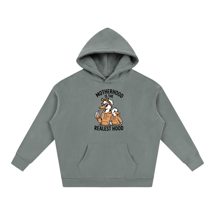 Motherhood Is The Realest Hood Goose Hoodie