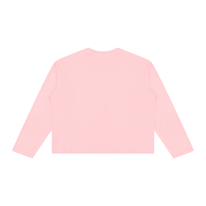 women t shirt Vintage Wash Long Sleeve Boxy T-Shirt