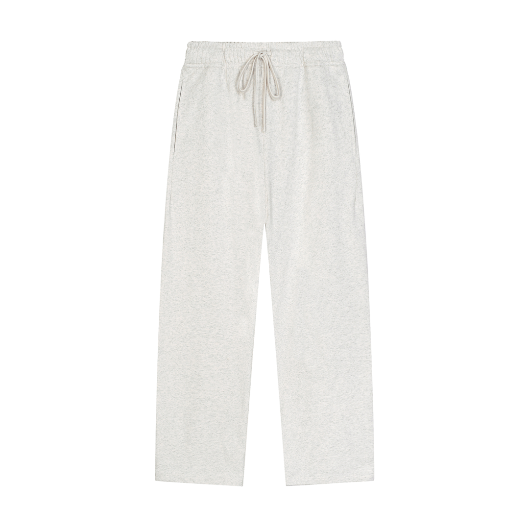 WOMEN PENT Solid Color Straight-Leg Sweatpants