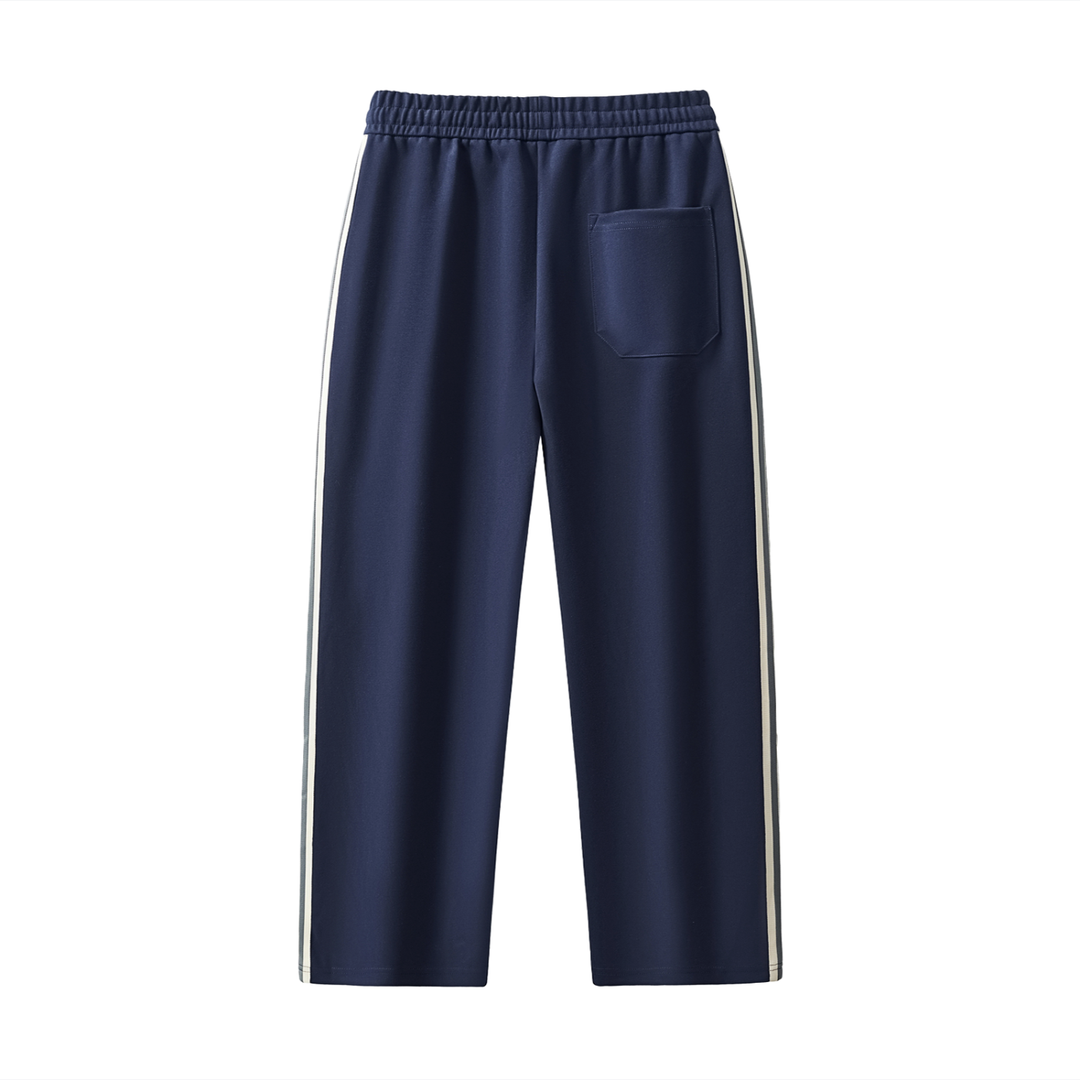men brand Contrast Side-Stripe Straight-Leg  Pants
