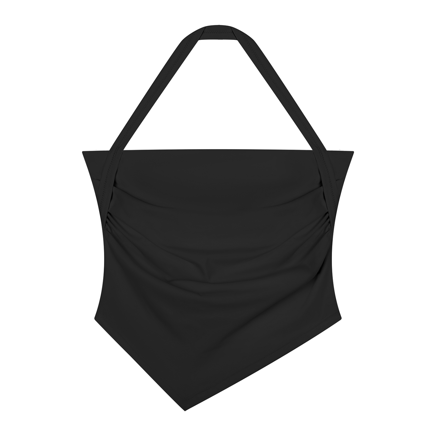Women’s brand  Ruched Halter Neck Yoga Tank Top