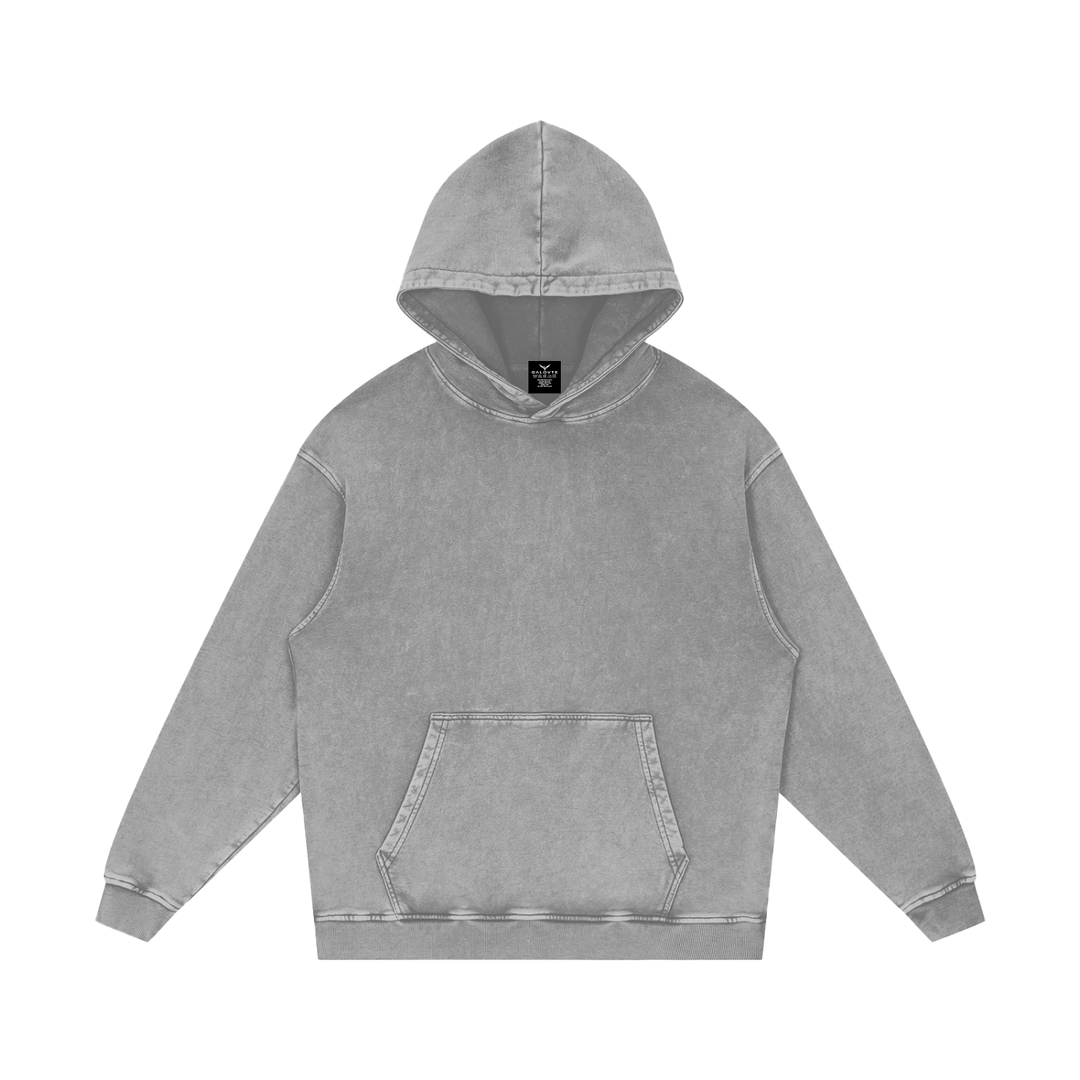 MEN HODDIES Snow Washed Loose Cotton Hoodie